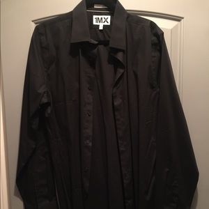 Express Extra Slim Men’s Dress Shirt - Black